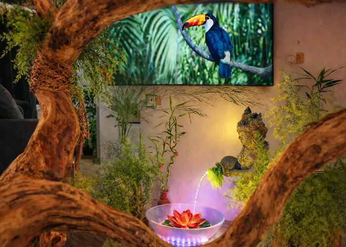 Jungle - Cocon Tropical Et Romantique Avec Balneo En Plein Coeur De !